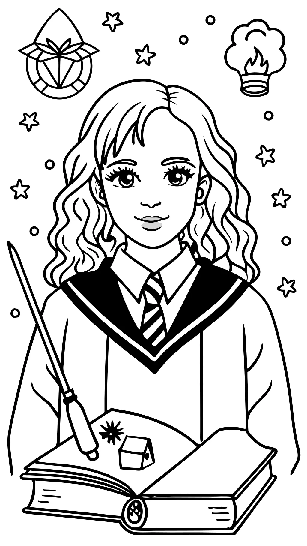 coloriages d’Hermione Granger